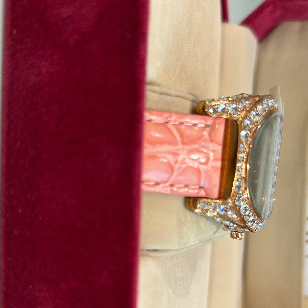 Adrienne Limited Edition Watch with Pink Strap and Silver Accents - Picture 8 of 8